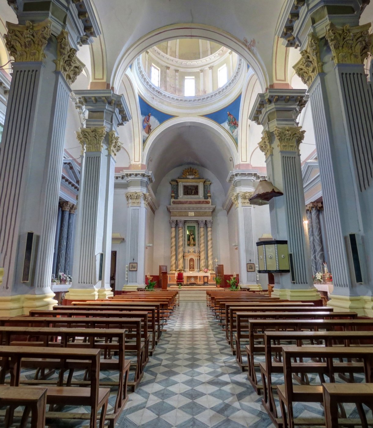 iglesia parroquial San Vicente Ferrer interior ayódar