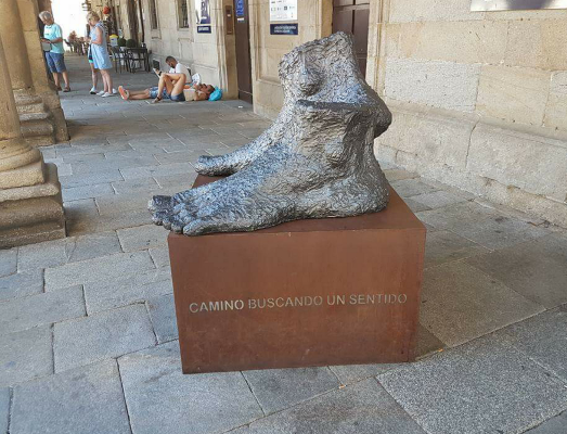 Escultura Camino de Santiago