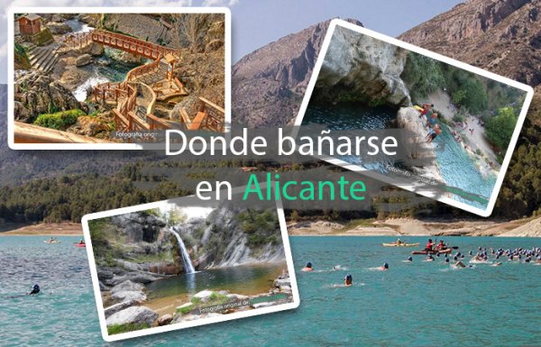 Ríos y zonas para bañarse en Alicante
