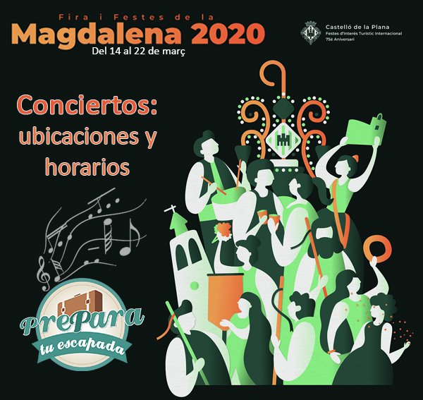 Conciertos de Magdalena 2020 Castellón