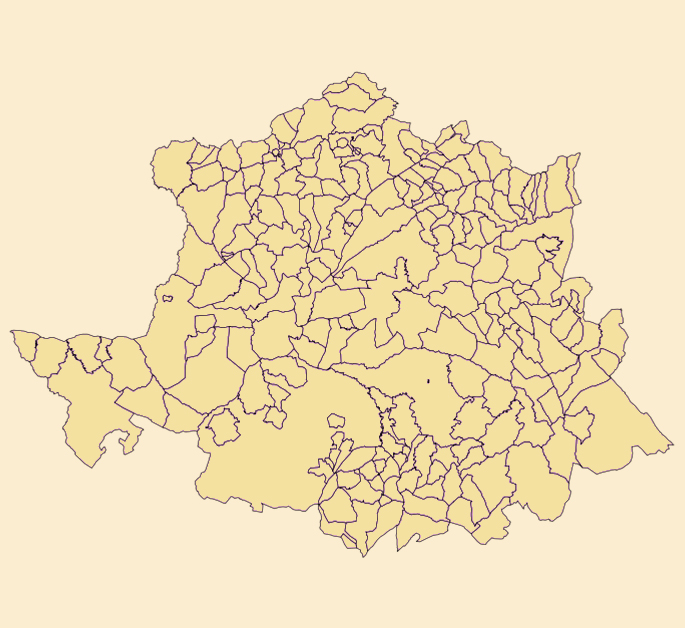 mapa de Cáceres