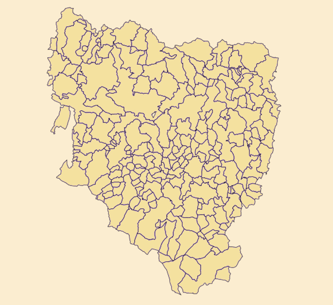 mapa de Huesca