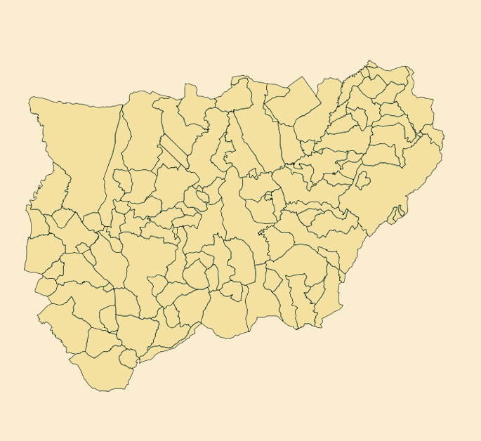 mapa de Jaén