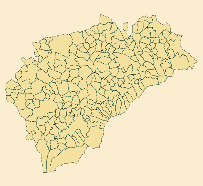 mapa de Segovia