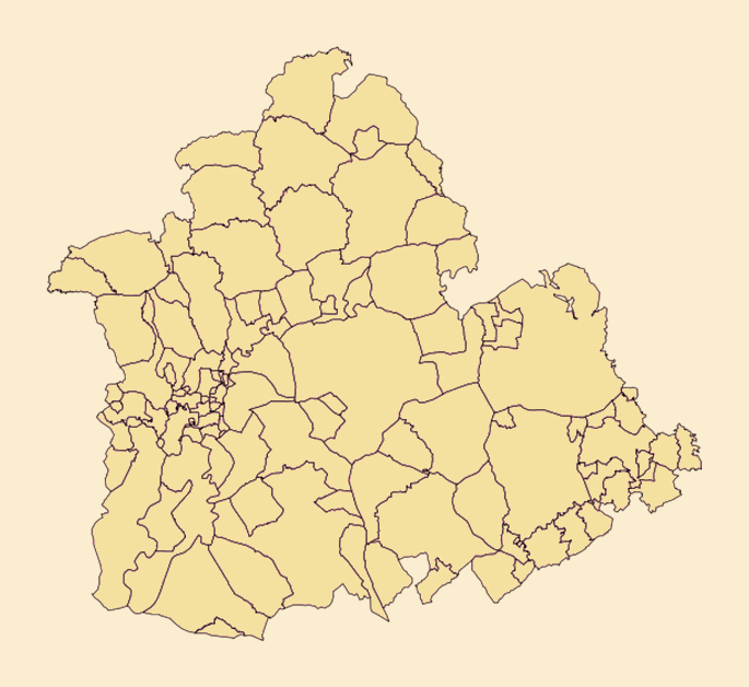 mapa de Sevilla