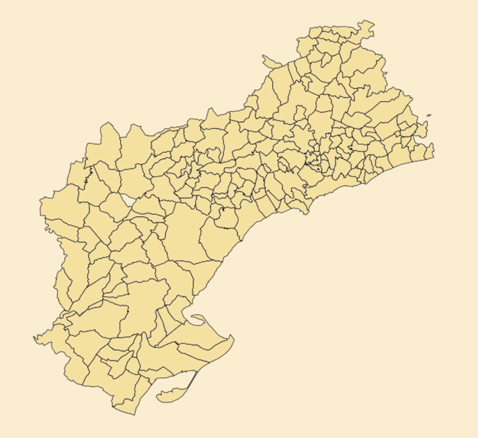 mapa de Tarragona