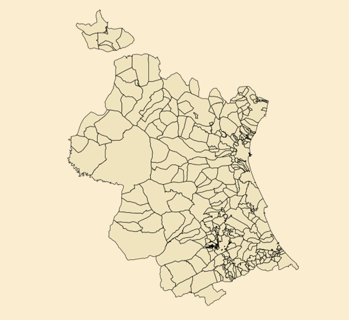 mapa de Valencia