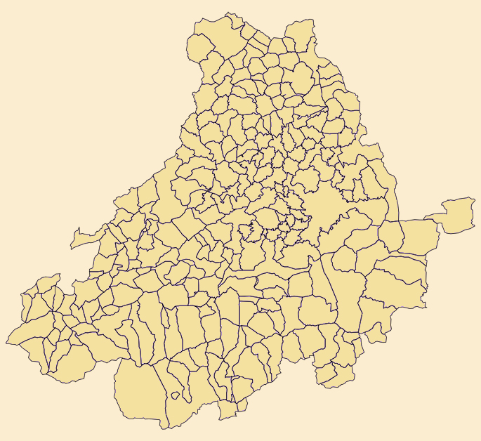mapa de Ávila