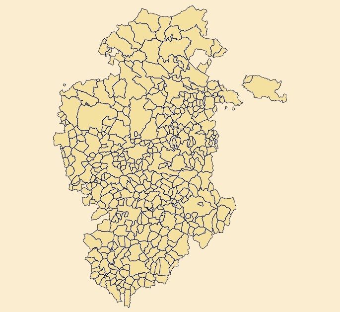 mapa de Burgos